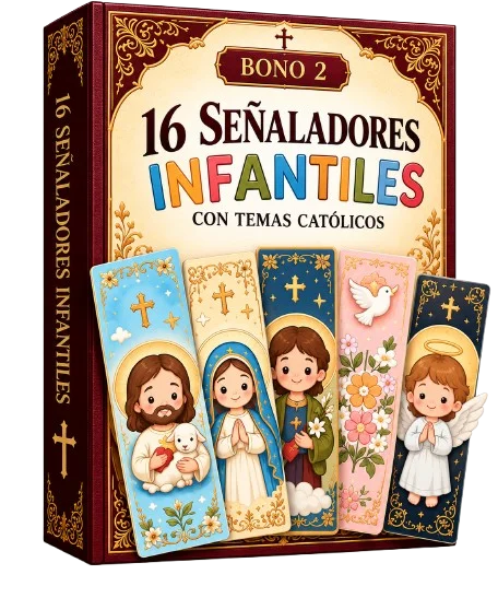 16 Señaladores Infantiles con Historias Bíblicas