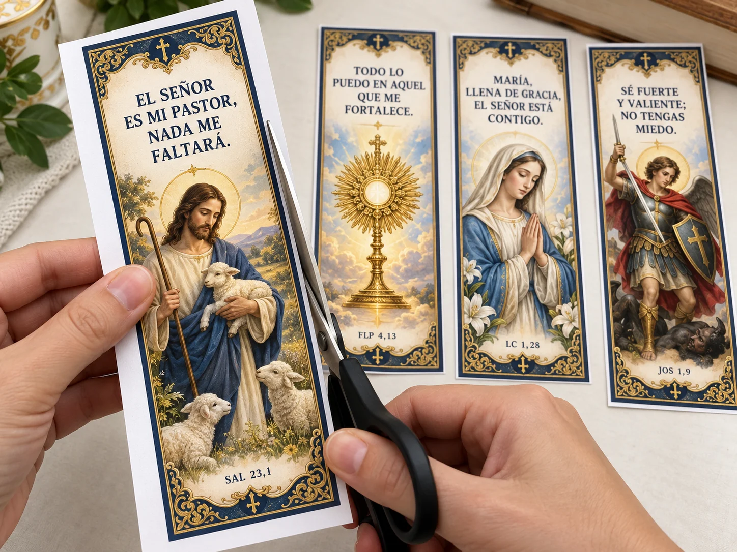 Páginas reales del PDF de señaladores católicos